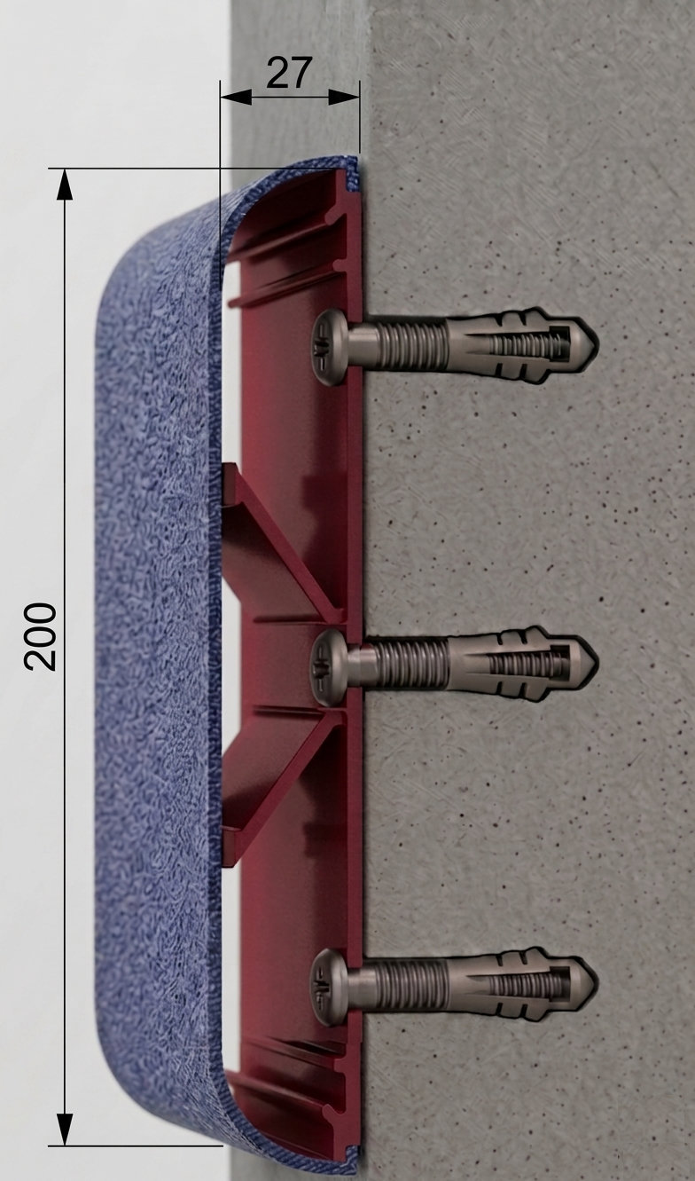 ZK-T protector pared plastico