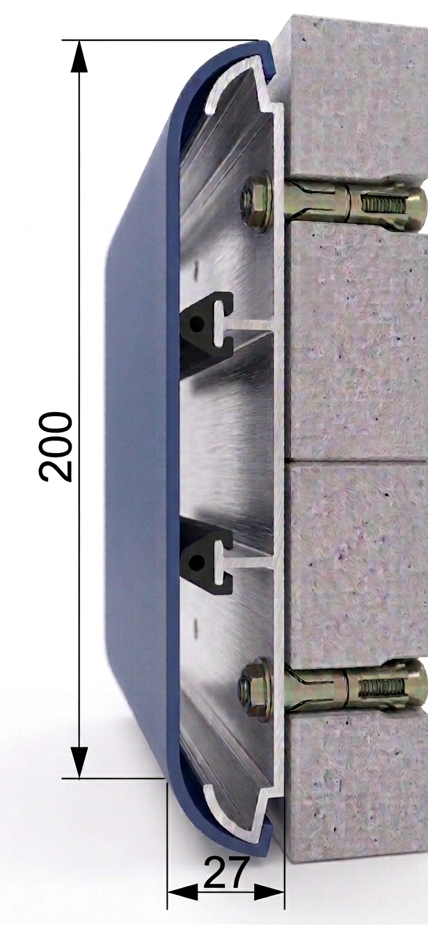 ZK-Z protector pared horizontal