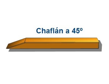 Sheet-chaflan