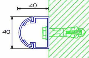 ZK-D protector pared 40x40